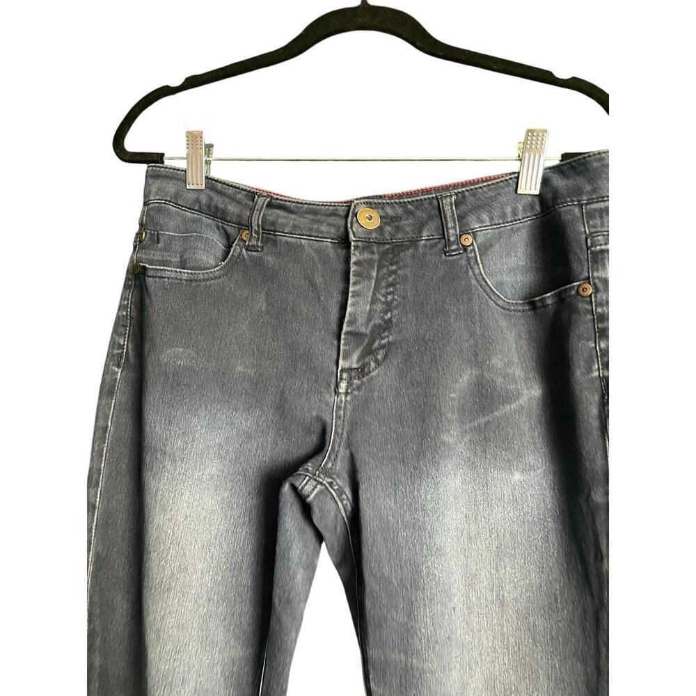 Liverpool Jeans Co Abbys Skin Denim Jeans Women Size 6 Dark Denim Soft Skinny - Picture 8 of 12